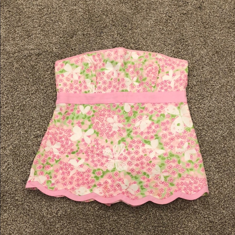 Lilly Pulitzer Strapless Top